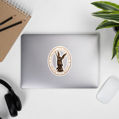St. Michael Medal — White Border — lifestyle